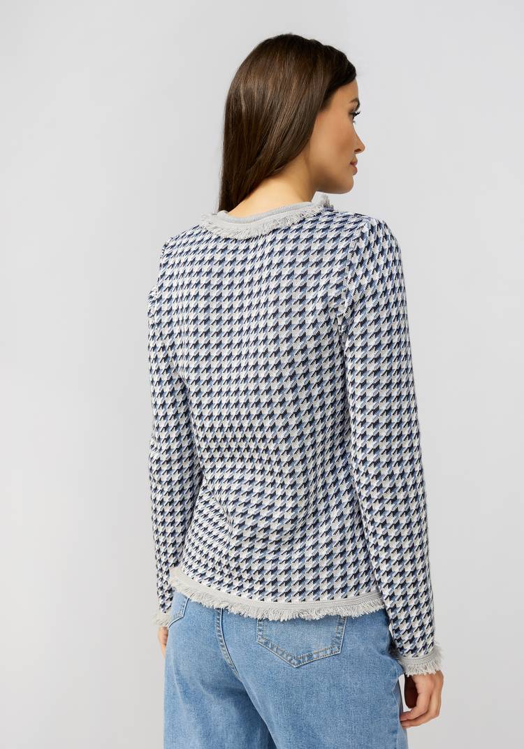 Пиджак женский с отделкой из бахромы шир.  750, рис. 3