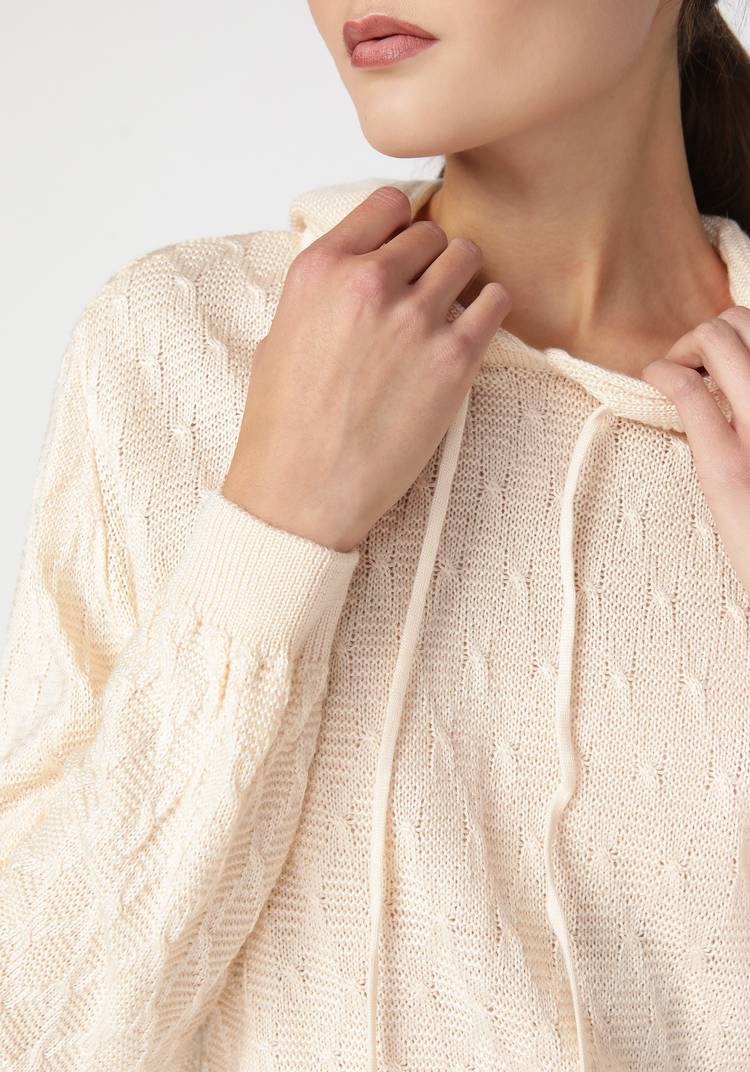 Джемпер женский с капюшоном шир.  750, рис. 21