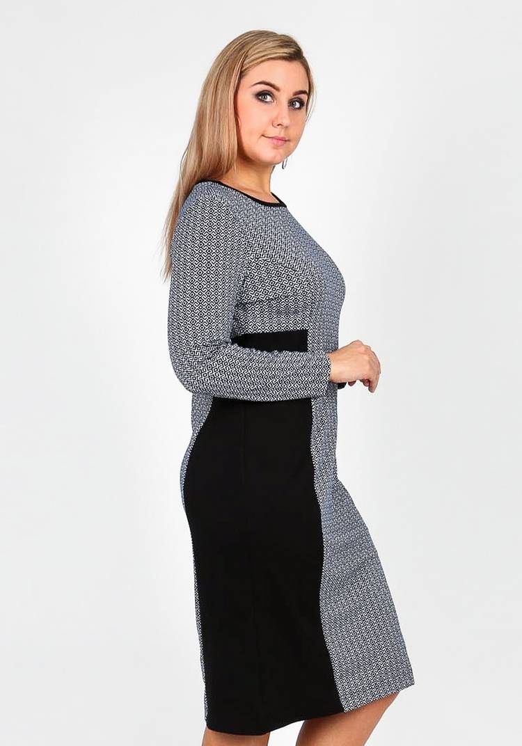 Платье с оригинальной спинкой шир.  750, рис. 16