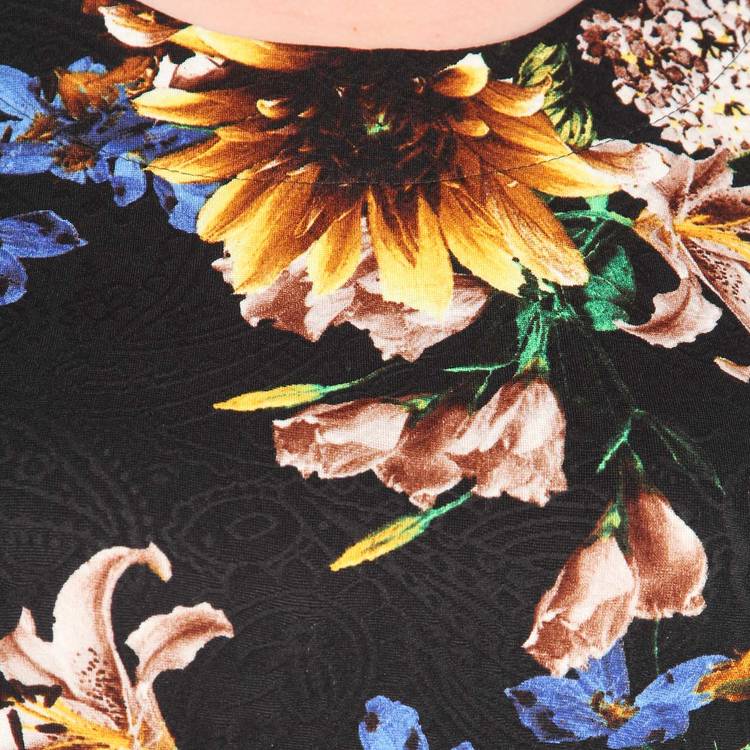 Платье с принтом цветы шир.  750, рис. 13