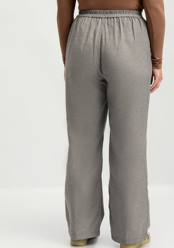 Брюки прямого силуэта с поясом на резинке шир.  580, рис. 15