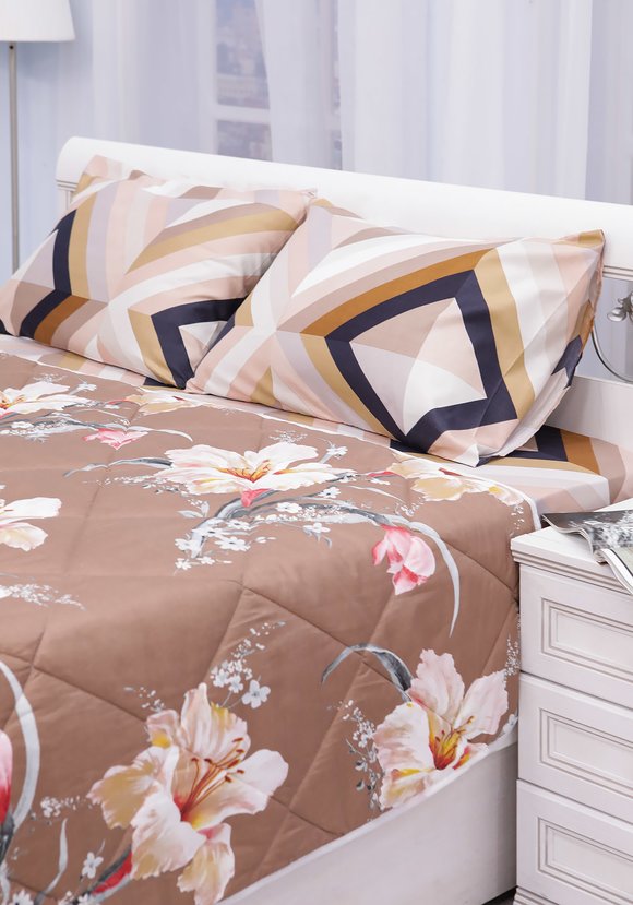 КПБ с одеялом Богатое приданое, евро шир.  580, рис. 20