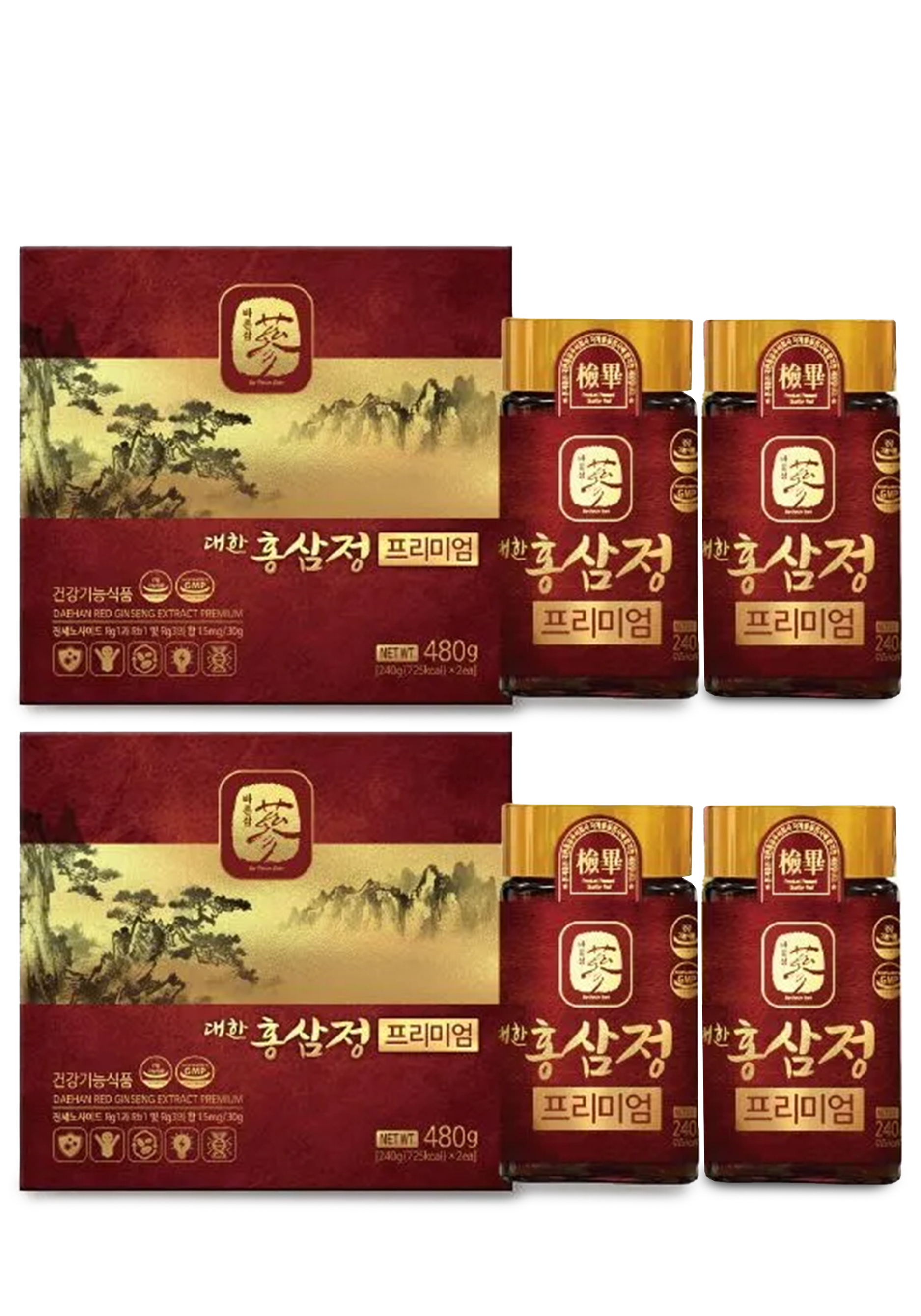 Сироп из корейского красного женьшеня, 2 шт.