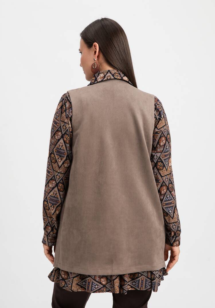 Жилет оверсайз с воротом апаш шир.  750, рис. 22