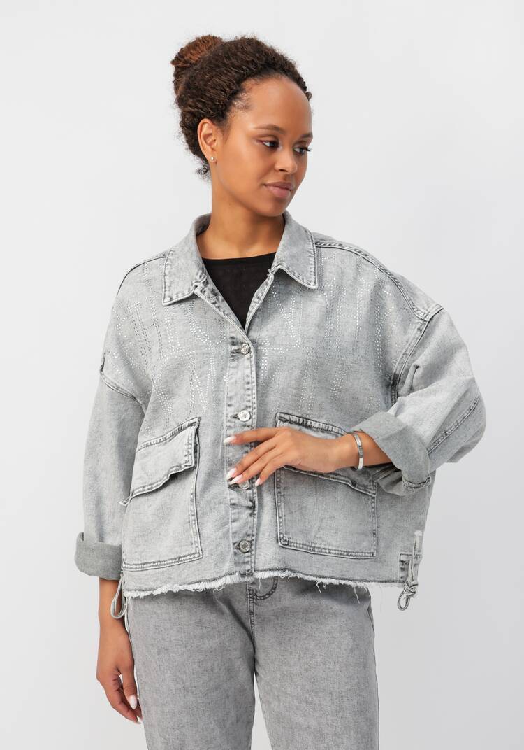 Куртка джинсовая Милана шир.  750, рис. 6