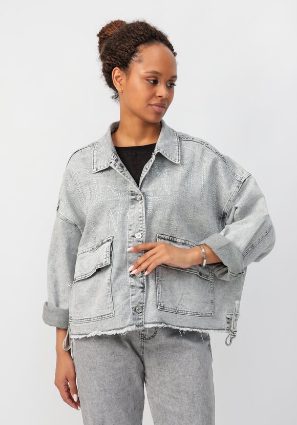 Куртка джинсовая Милана шир.  580, рис. 6