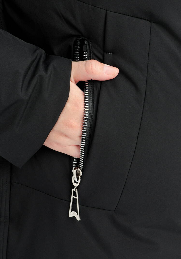 Пуховик с боковыми карманами на молнии шир.  750, рис. 8