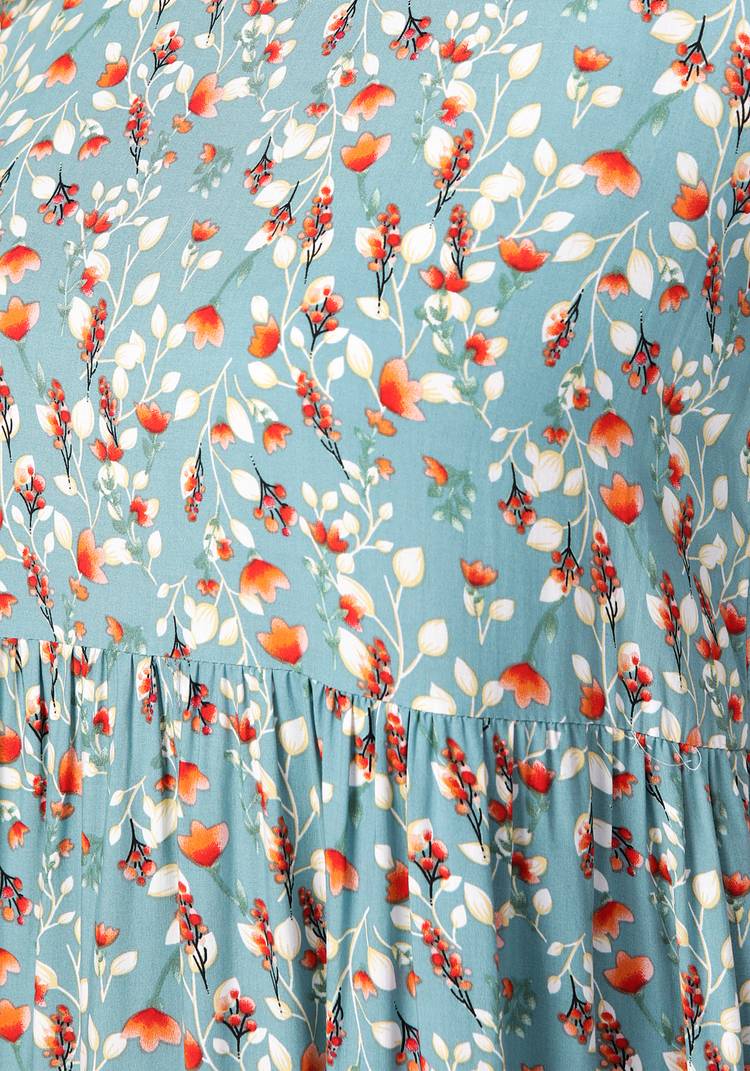 Платье с отрезной талией и коротким рукавом шир.  750, рис. 19