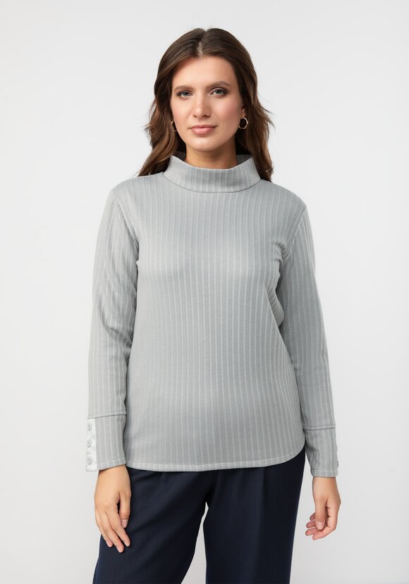 Водолазка с декором на рукавах шир.  580, рис. 16