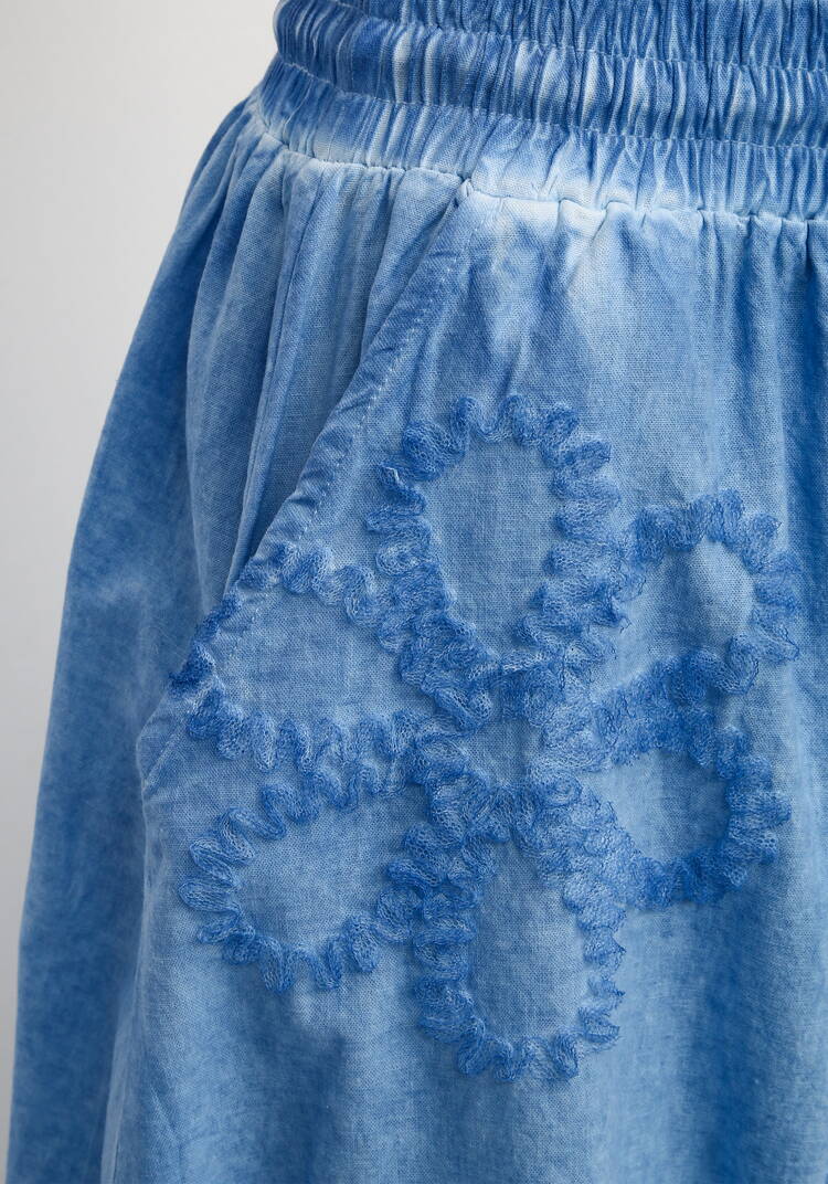 Юбка с объемным узором шир.  750, рис. 11