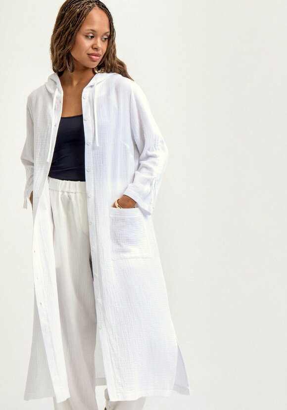 Пыльник с капюшоном свободного силуэта шир.  580, рис. 11