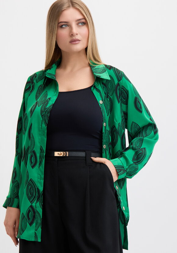 Блуза свободного кроя с застежкой шир.  580, рис. 6