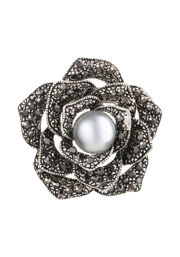 Брошь Цветочный шлейф шир.  580, рис. 3