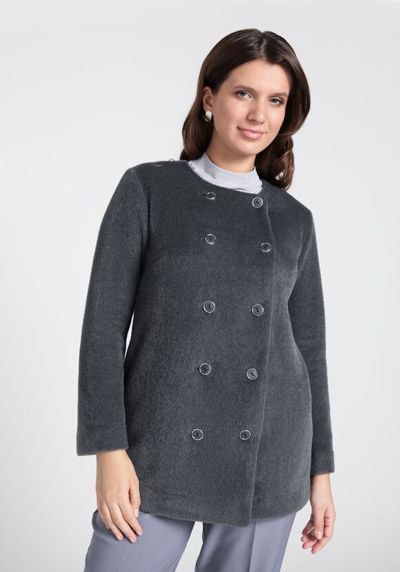 Пиджак двубортный утепленный Стейси шир.  580, рис. 17