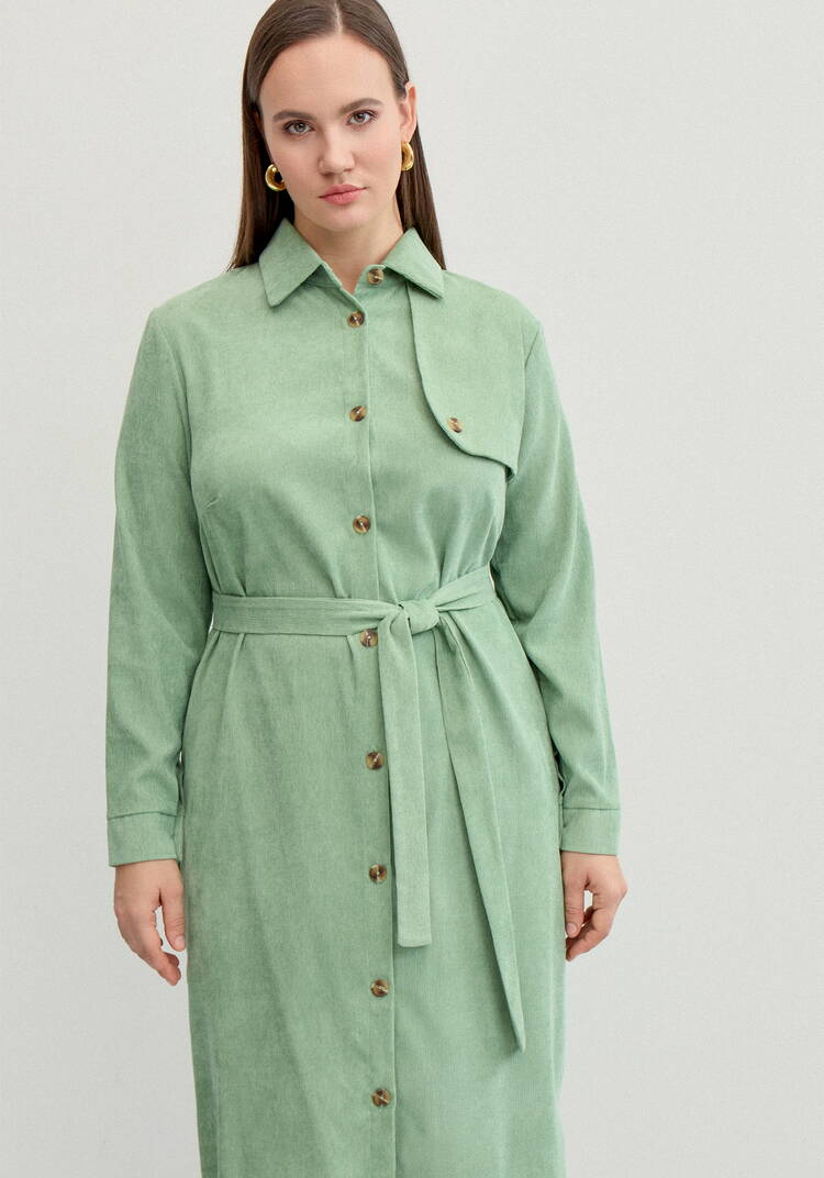 Платье-рубашка шир.  750, рис. 14