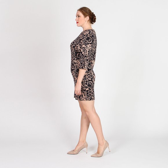 Платье-миди со свободными рукавами шир.  580, рис. 3