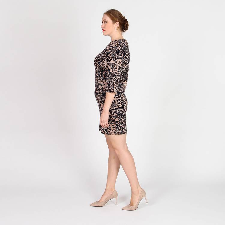 Платье-миди со свободными рукавами шир.  750, рис. 3