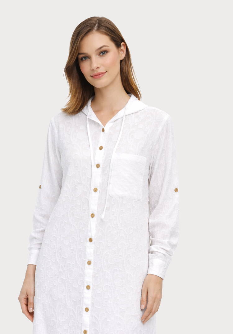 Платье-накидка из индийского хлопка шир.  750, рис. 2