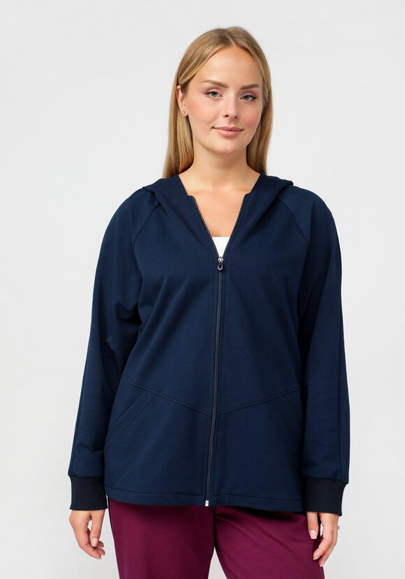 Худи на молнии с рукавом реглан шир.  580, рис. 9