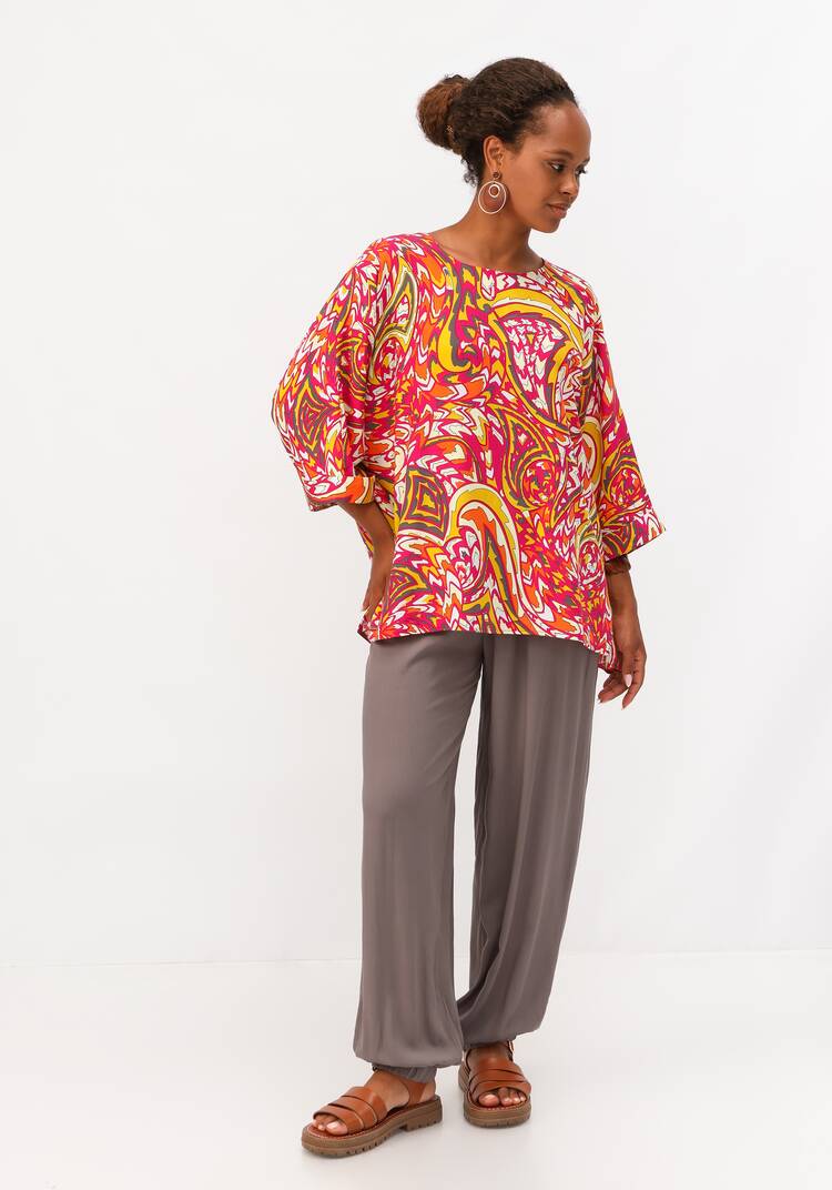 Блуза  с цельнокроеным рукавом шир.  750, рис. 19