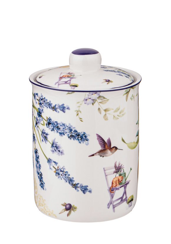 Банка из фарфора с крышкой шир.  580, рис. 8