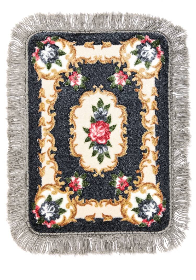 Коврик с бахромой шир.  750, рис. 10