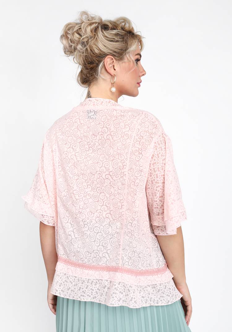 Кардиган - накидка из батиста шир.  750, рис. 6