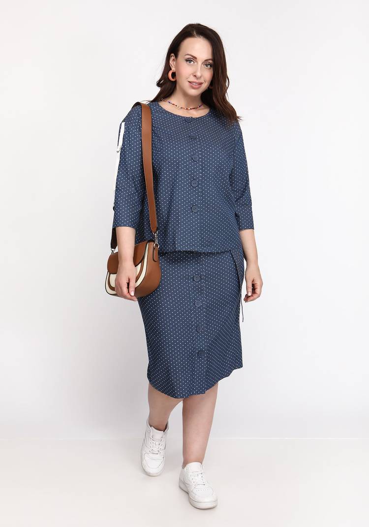 Юбка прямого силуэта на пуговицах шир.  750, рис. 11