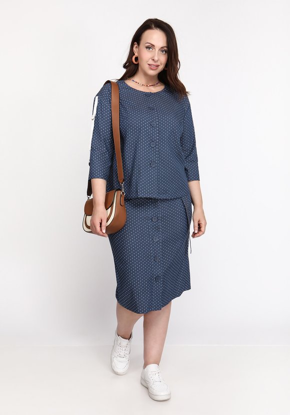 Юбка прямого силуэта на пуговицах шир.  580, рис. 11