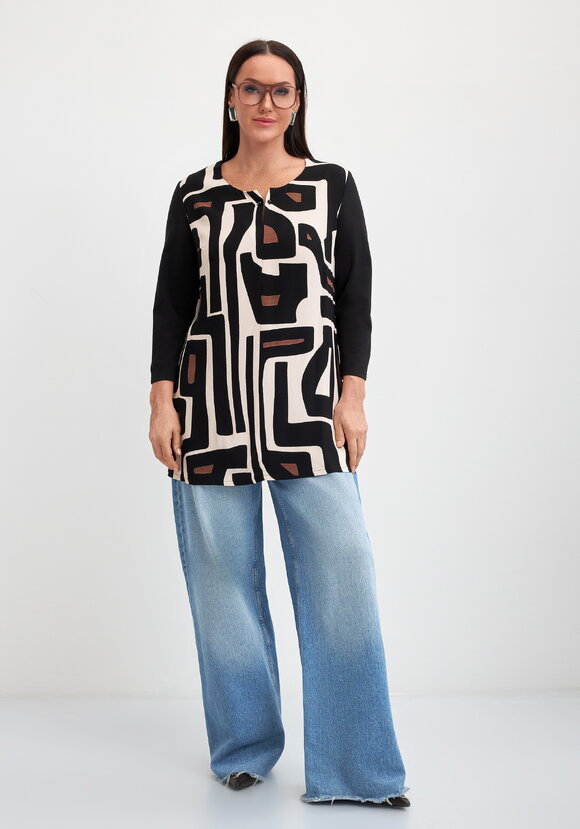 Блуза с крафическим принтом Лола шир.  580, рис. 2