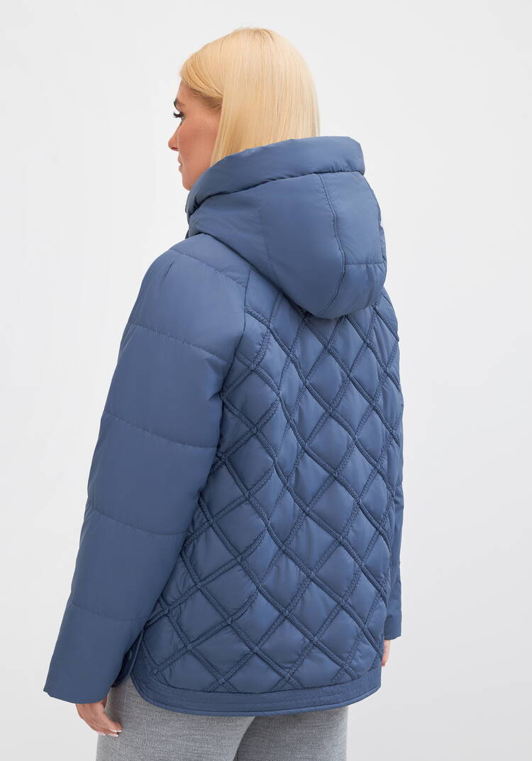 Куртка с капюшоном, стеганная Эшли шир.  750, рис. 11