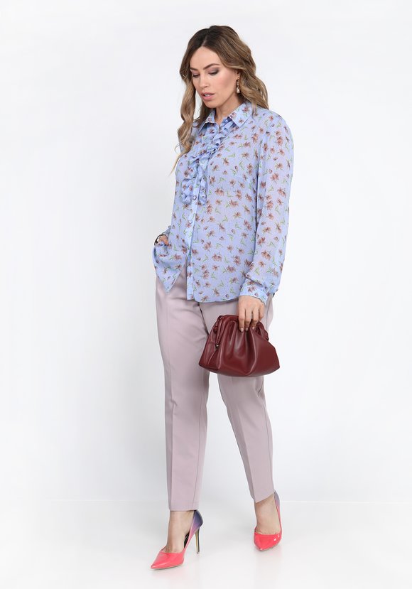 Брюки с стрелками Элеонора шир.  580, рис. 13