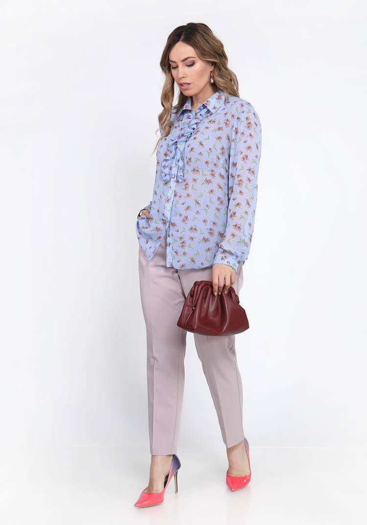 Брюки с стрелками Элеонора шир.  750, рис. 13