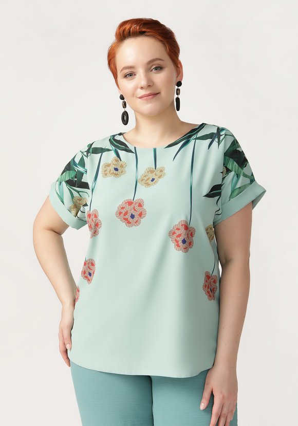 Блуза Небывалая красота шир.  580, рис. 10