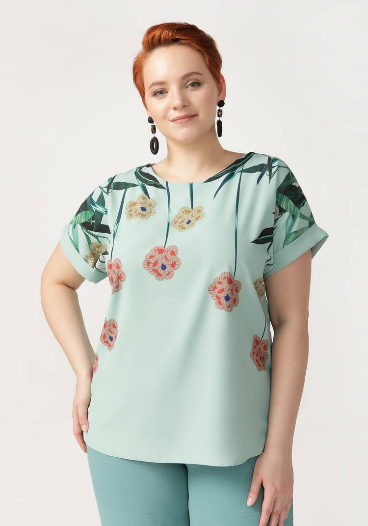 Блуза Небывалая красота шир.  750, рис. 10