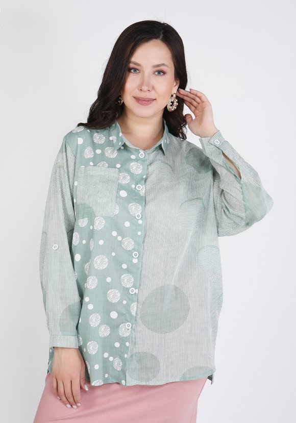 Блуза Таинственный образ шир.  580, рис. 2