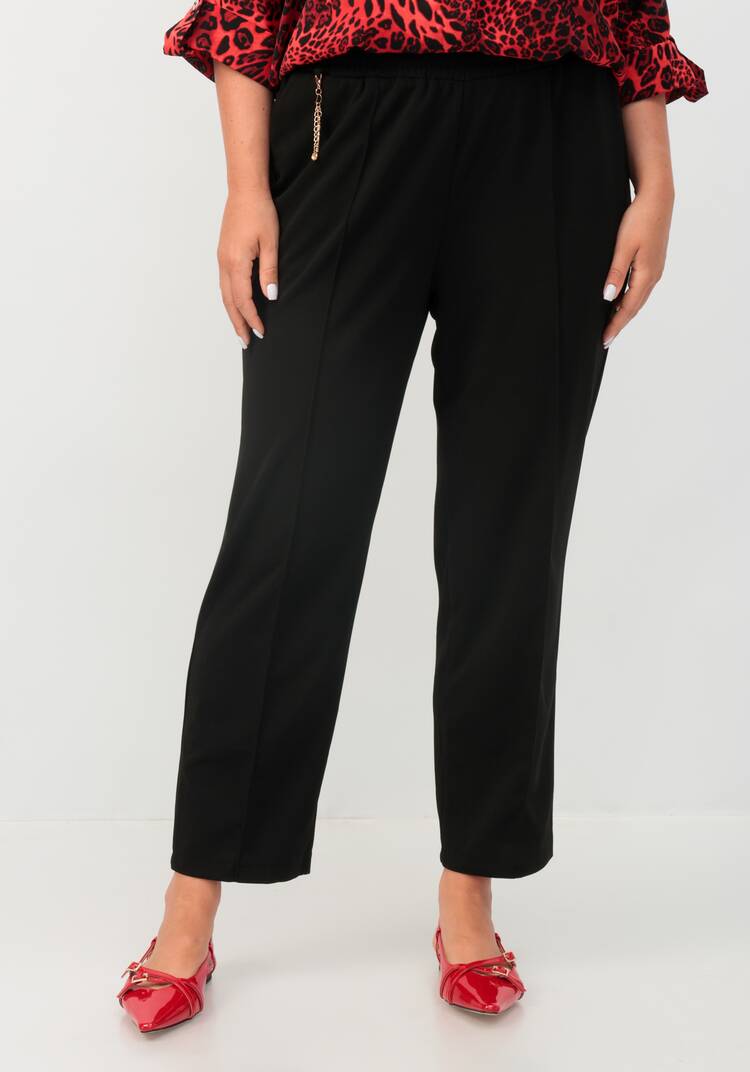 Брюки прямые на резинке по поясу шир.  750, рис. 26