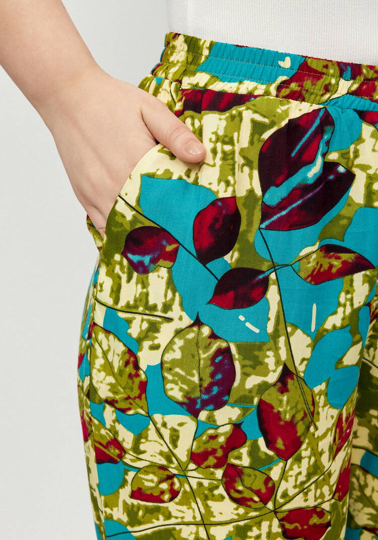 Брюки Калейдоскоп лепестков шир.  750, рис. 24