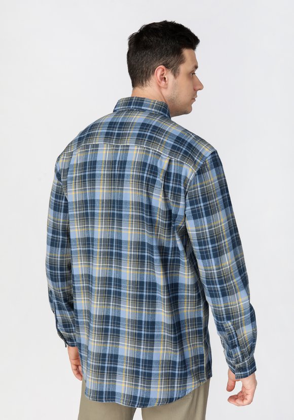 Рубашка фланелевая в клетку Паскаль шир.  580, рис. 2