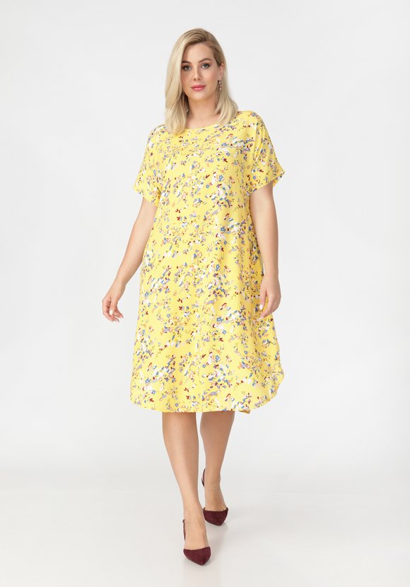 Платье в мелкий цветочек Майя шир.  580, рис. 6