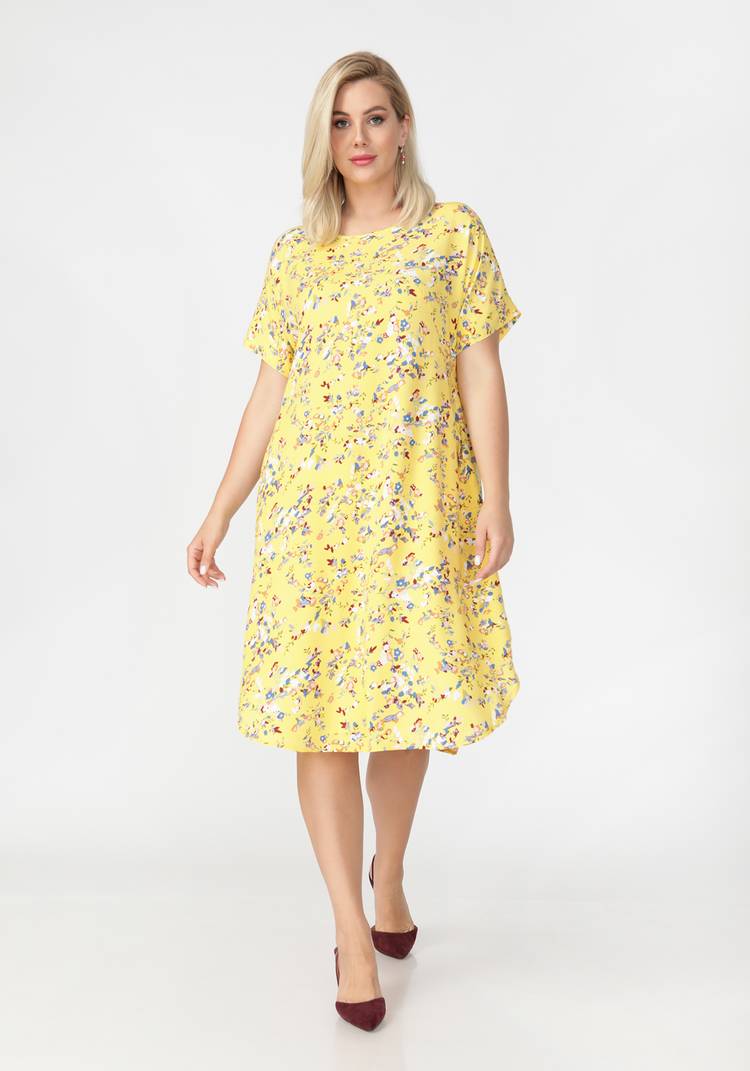 Платье в мелкий цветочек Майя шир.  750, рис. 6