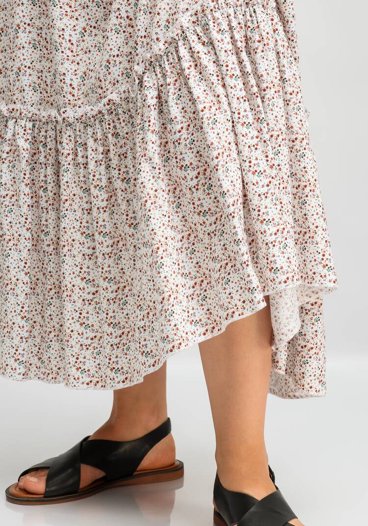 Юбка на резинке и с воланом по низу шир.  750, рис. 23