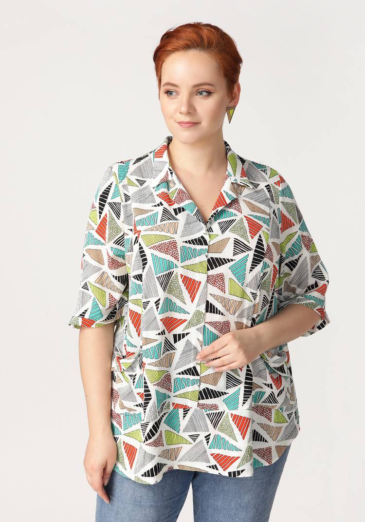 Блуза Яркая звезда шир.  750, рис. 6