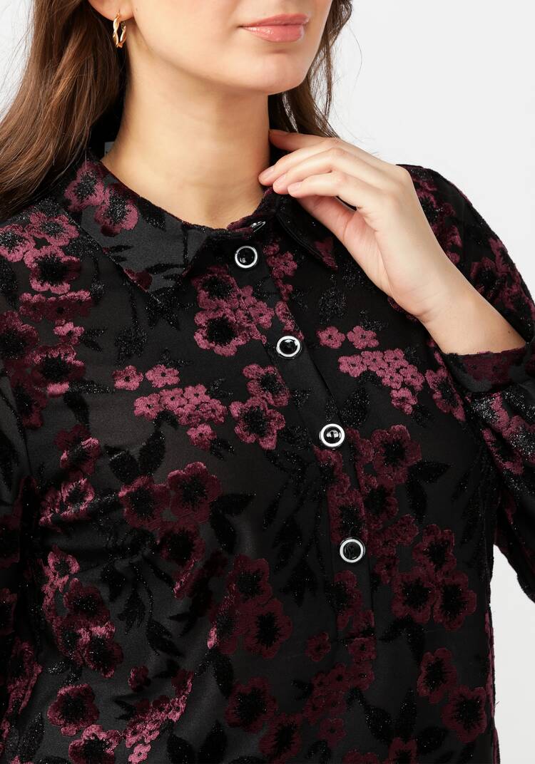 Туника с планкой на пуговицах шир.  750, рис. 5