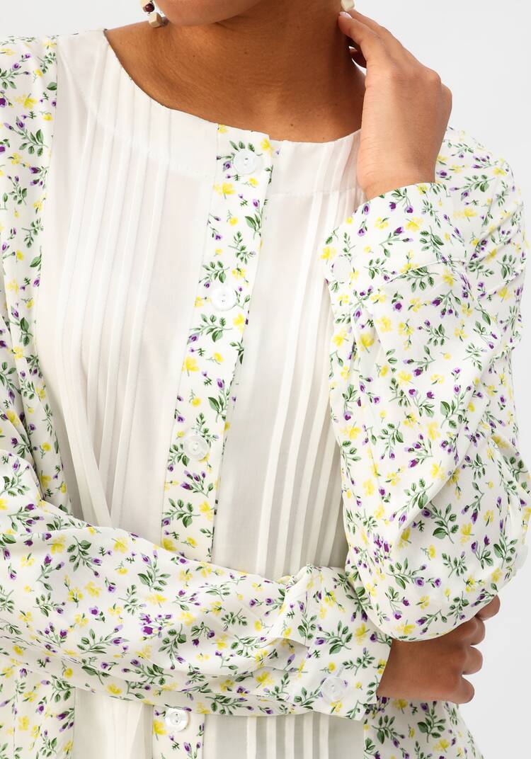 Блуза со складками впереди шир.  750, рис. 14