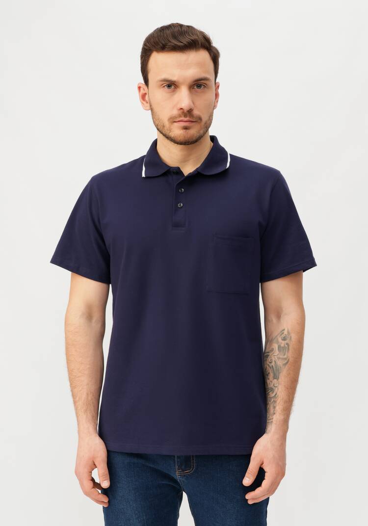 Футболка поло мужская шир.  750, рис. 10