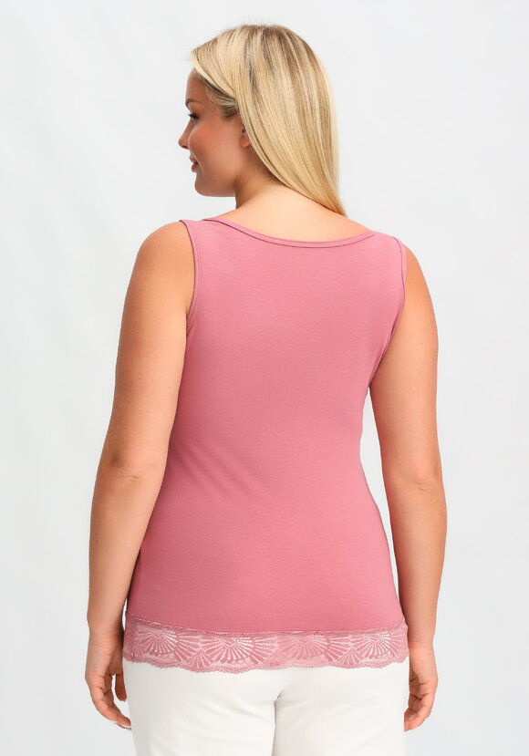 Майка с кружевом по низу Леди Лайма шир.  580, рис. 15