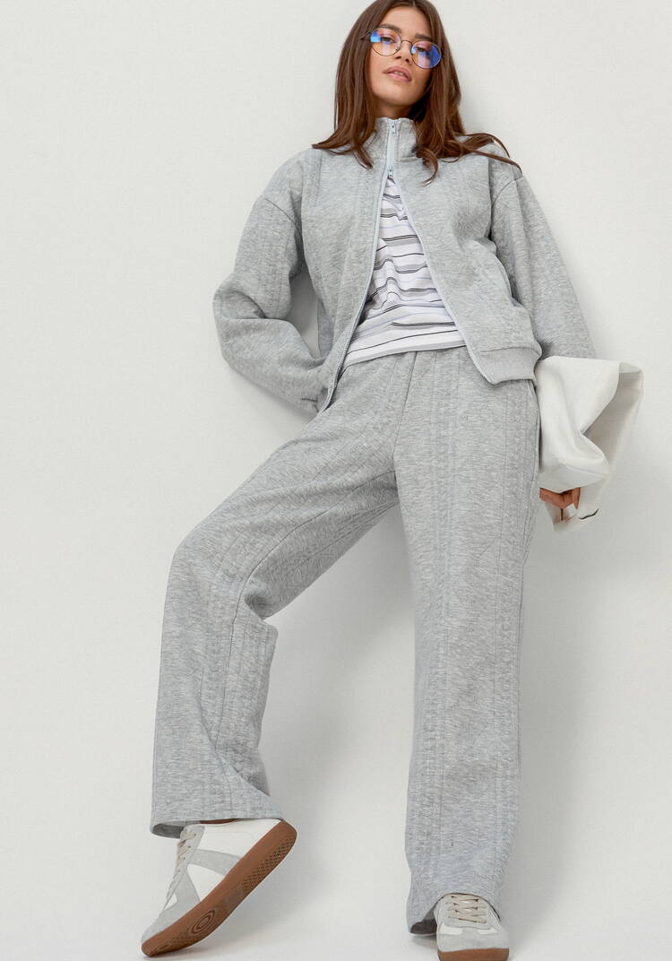 Костюм бомбер и брюки свободного кроя шир.  750, рис. 30