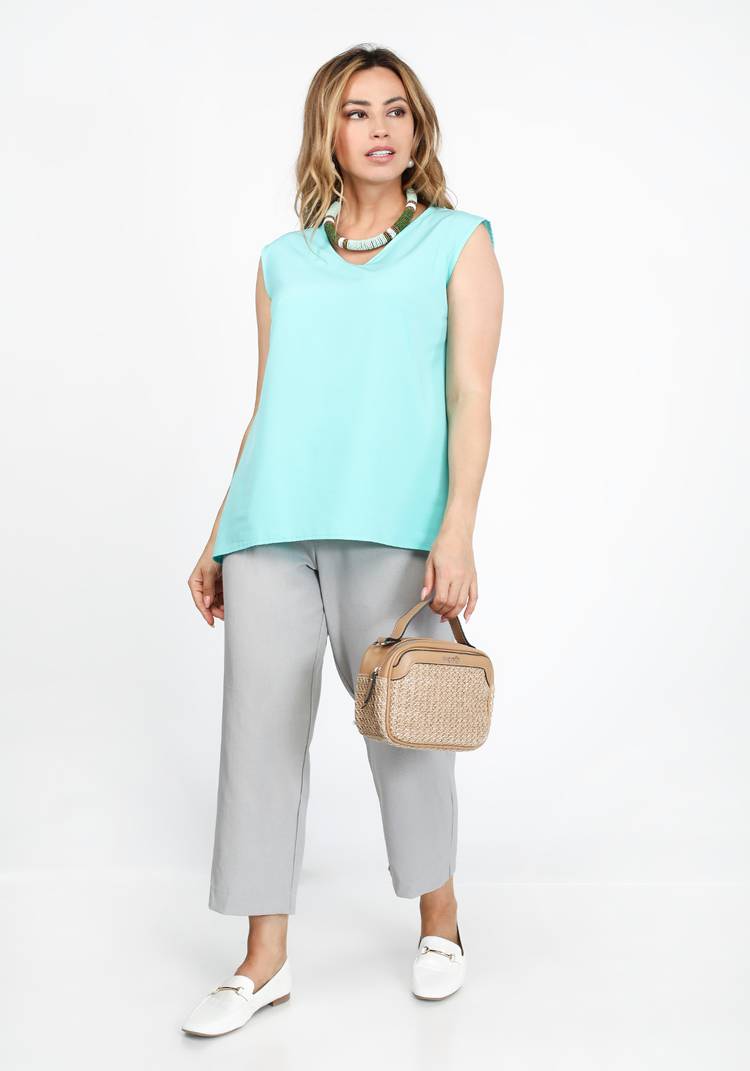 Брюки на поясе длиной 7/8 шир.  750, рис. 9