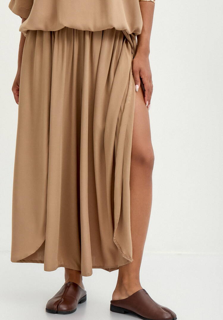 Юбка-брюки свободного кроя на резинке шир.  750, рис. 14